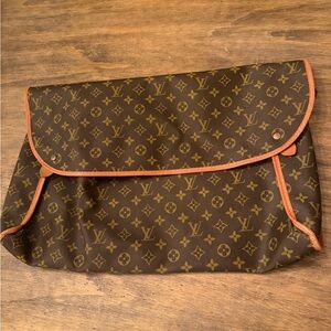 Louis Vuitton Vintage Coated Canvas Monogram Flat Insert for Travel